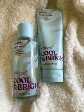 PINK Victoria's Secret Glazed Cool & Bright Body Lotion and Mist